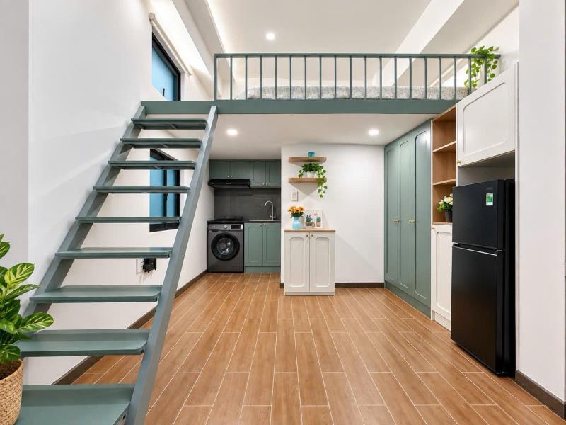 Duplex gác cao/studio máy giặt riêng cao cấp thang máy gần phan văn trị - phạm văn đồng - dương quảng hàm
