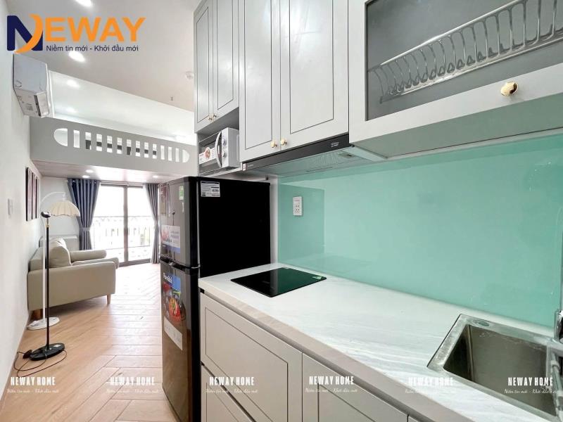 Căn hộ mini dạng vó gác bancol thoang sáng quận tân phú - Ảnh 3