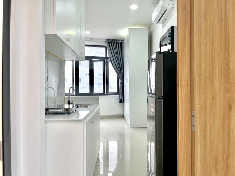Ho thuê căn hộ có cửa sổ kính lớn thoáng mát full nội thất đường lê văn sỹ quận phú nhuận, sát quận 3, quận 1 - Ảnh 2
