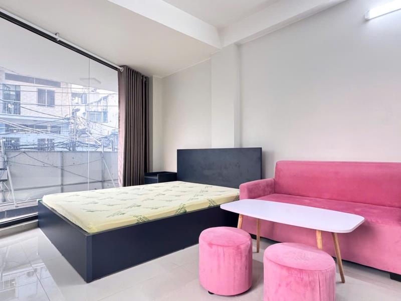 Cho thuê căn hộ có ban công và cửa sổ kính lớn thoáng mát full nội thất đường ngô đức kế quận bình thạnh, sát quận 1 - Ảnh 4