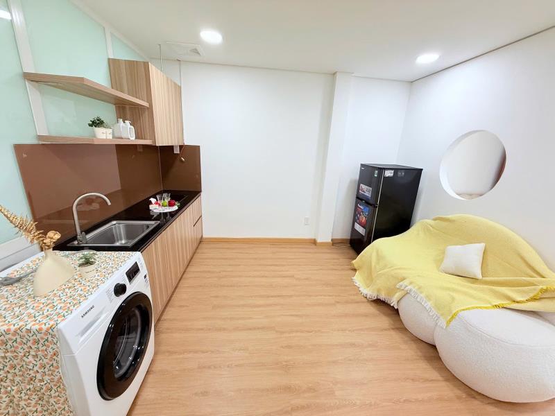Cho thuê căn hộ đối diện trường đh tdt gần sát sàn sạc lotte mart - Ảnh 4