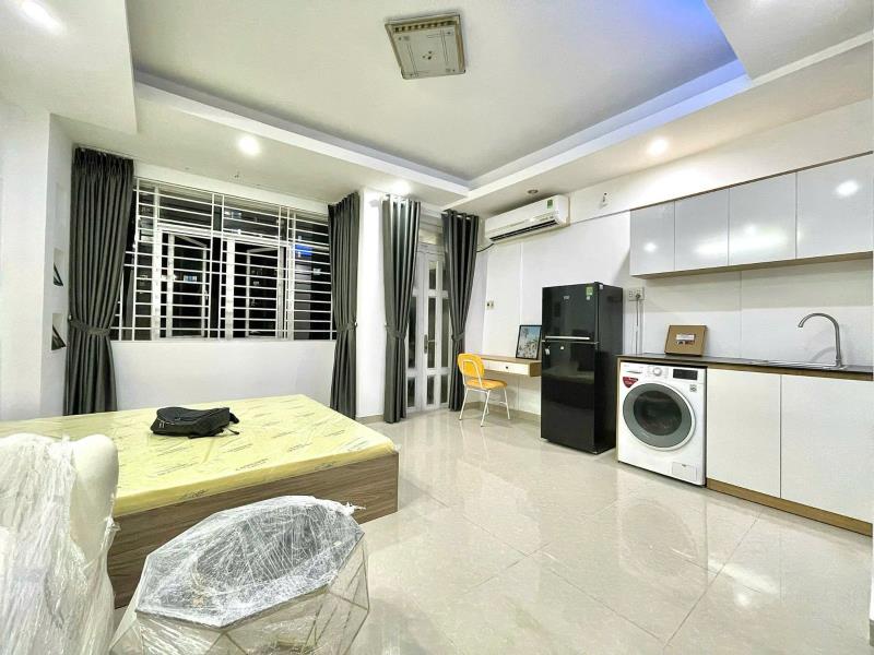 Căn hộ full nội thất, máy giặt riêng tại bùi hữu nghĩa, bình thạnh, sát chợ bà chiểu & cầu bông quận 1