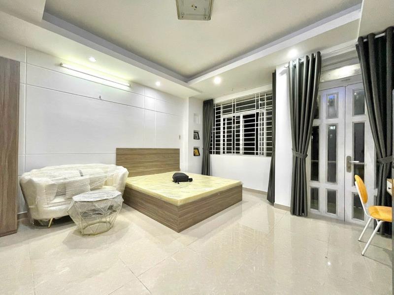 Cho thuê căn hộ chợ bà chiểu - bùi hữu nghĩa full nội thất tách bếp - giáp q1 q3 - Ảnh 4