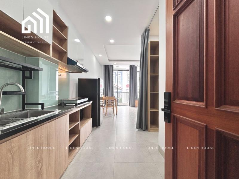 Cho thuê căn hộ studio tách bếp/ ban công riêng, 1pn, phòng trọ giá rẻ tân bình - gần đại học văn hiến