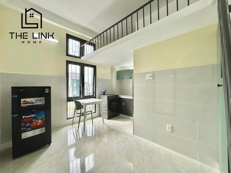 Cho thuê căn hộ có gác lửng cao ráo thoáng mát full nội thất đường bình quới quận bình thạnh, gần thanh đa, quận 1