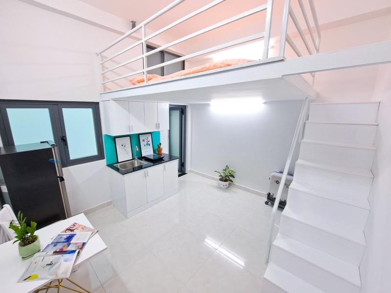 Cho thuê phòng trọ duplex full nội thất
