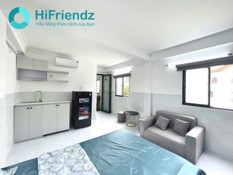 Cho thuê căn hộ phú nhuận full nội thất, cửa sổ lớn, rộng rãi, gần phan xích long, phan đăng lưu, quận 1, quận 3