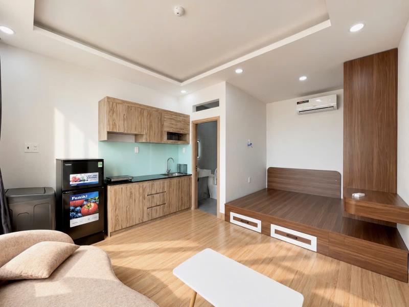 Cho thuê căn hộ máy giặt riêng có cửa sổ - nội thất cao cấp - gần khu vực ngã tư hàng xanh - ung văn khiêm, bình thạnh - Ảnh 4