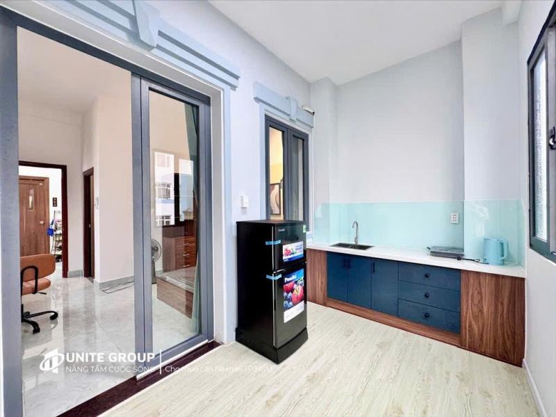 1pn ban công, thang máy, full nội thất, cửa sổ thoáng mát, gần lotte, rmit tdtu, vivo