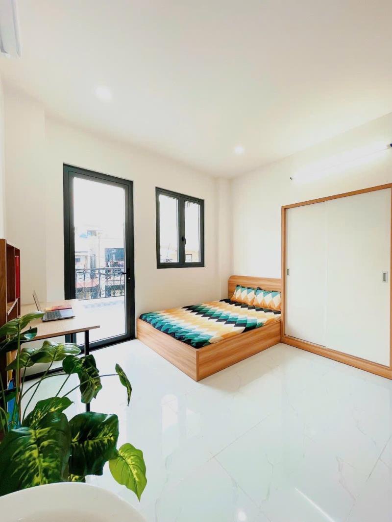 Cho thuê căn hộ dạng studio ban công - full nội thất | đi bộ 2’ qua đại học văn hiến - Ảnh 3
