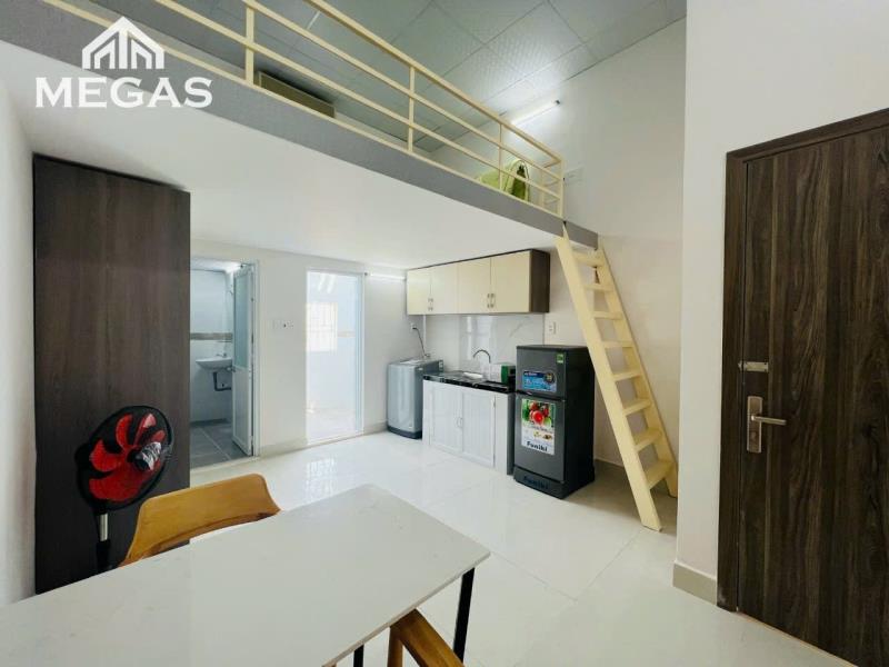 Phòng full nội thất có máy giặt riêng tại nguyễn khuyến