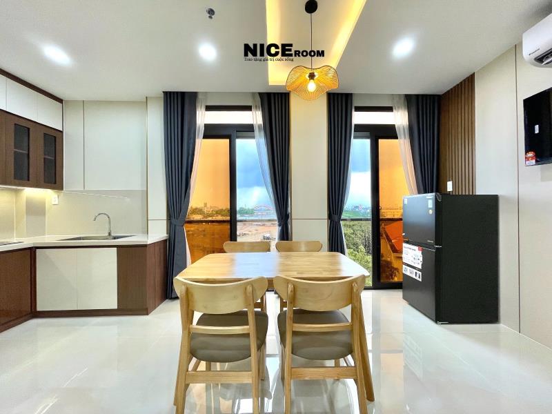 Cho thuê căn hộ 1 phòng ngủ bình thạnh, full nội thất, máy giặt riêng, cửa sổ lớn, gần đinh bộ lĩnh, hàng xanh, quận 1