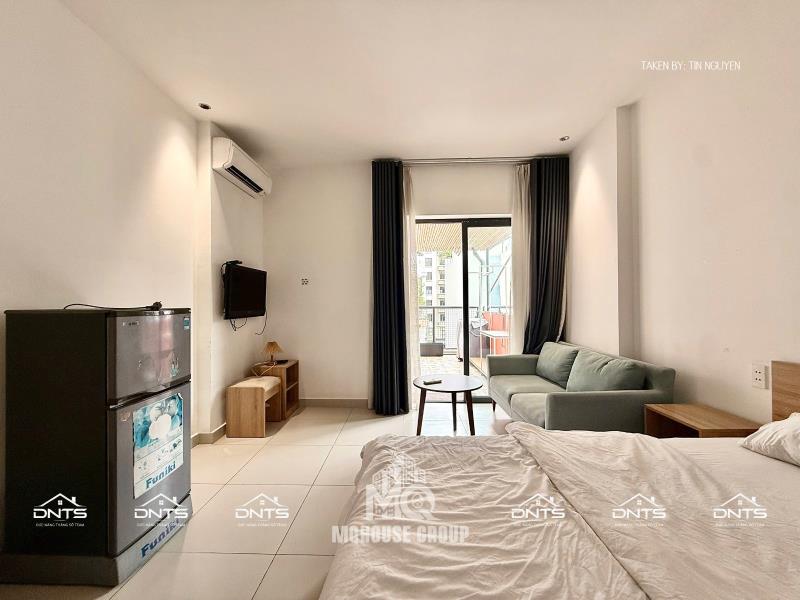 Penthouse 1pn 40m2 ban công,khu dân cư văn minh. gần công viên lê văn tám, chợ tân định, horizon tower - Ảnh 3