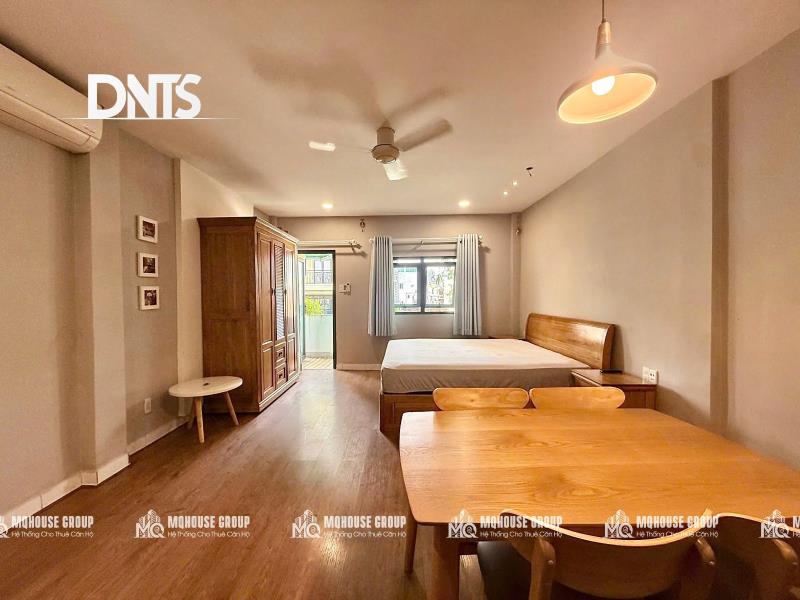 Studio 40m2 ban công lớn view sông, khu dân cư yên tĩnh. gần công viên lê văn tám, chợ tân định, horizon tower