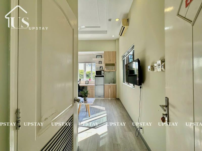 Cho thuê căn hộ studio q1 – cửa sổ lớn – bàn làm việc – full nội thất - Ảnh 4