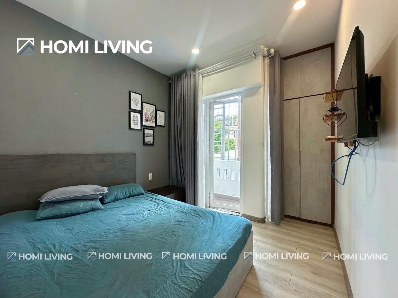 Cho thuê căn hộ có ban công thoáng mát full nội thất đường điện biên phủ quận bình thạnh, sát quận 1