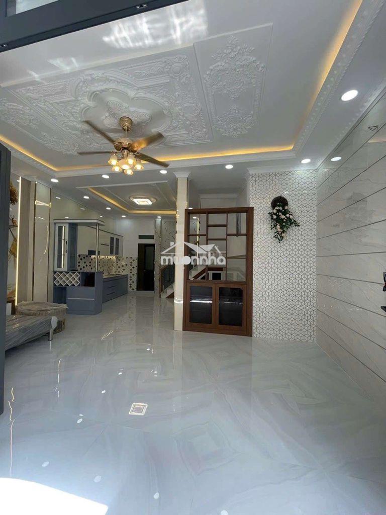 Nhà gần vòng xoay phú lâm, gần mặt tiền đường, nhà 3 tầng, dt: 50m².
