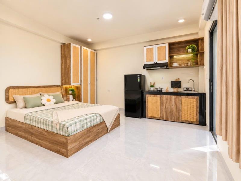 Căn hộ full nội thất bình lợi, bình thạnh – máy giặt riêng – sát phạm văn đồng, đi sân bay & gigamall chỉ 5 phút! - Ảnh 3