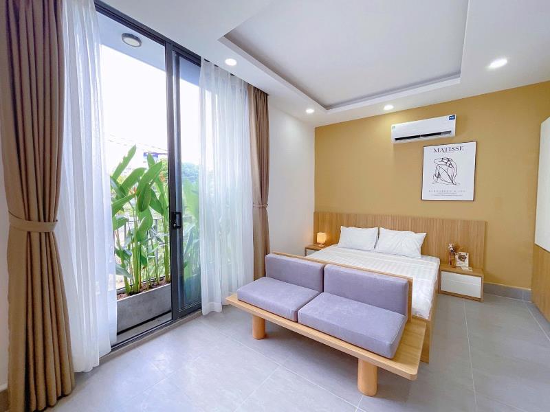 Cho thuê căn hộ 1pn hai bà trưng q1 - sát công viên lê văn tám - có ban công, máy giặt riêng, full nội thất - Ảnh 4