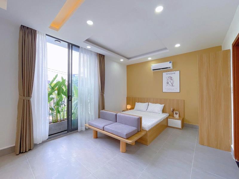 Cho thuê căn hộ 1pn balcony điện biên phủ gần công viên lê văn tám, hồ con rùa, bờ kè hoàng sa quận 1