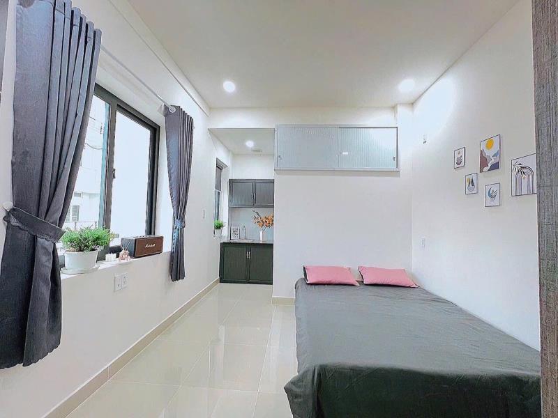Cho thuê căn hộ dịch vụ đầy đủ nội thất - gần vòng xoay lăng cha cả - vhu - trường trinh - cộng hoà