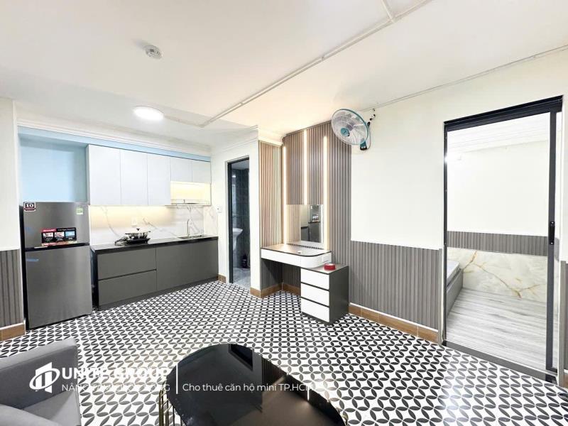 Khai trương căn hộ mới 100% tone đen trắng, 1 phòng ngủ 1 phòng khách gần cầu kiệu đường cô giang tiện đi q1 - Ảnh 2