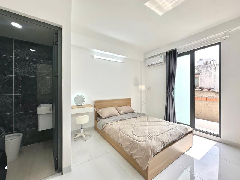 Cho thuê căn hộ 35m - full nội thất, có ban công, máy giặt riêng - gần hàng xanh, giáp quận 1 - Ảnh 4