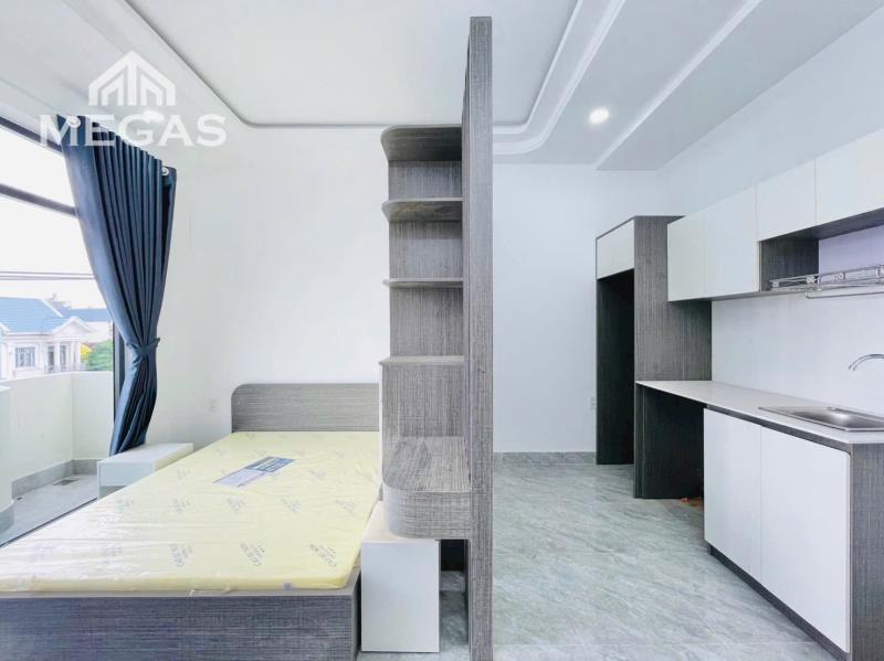1pn tách bếp ban công | full nội thất | thang máy tận phòng |