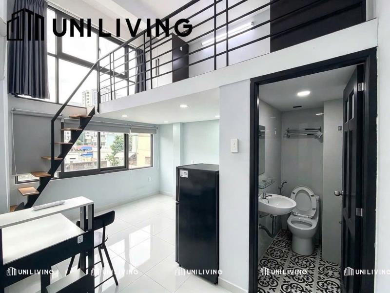 Cho thuê căn hộ có gác lửng cao và cửa sổ kính lớn thoáng mát full nội thất đường xô viết nghệ tĩnh quận bình thạnh, sát quận 1 - Ảnh 2