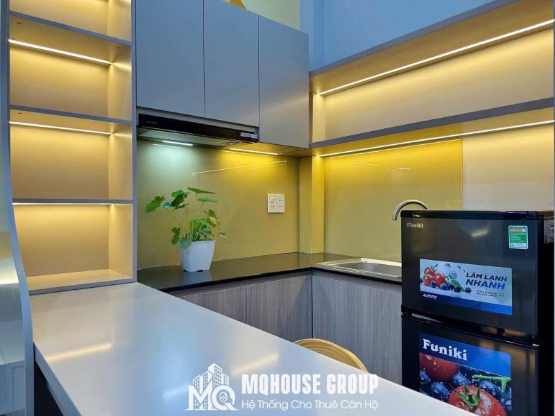 Cho thuê chdv studio ban công full nội thất mới 100% ngay lotte mart gò vấp - Ảnh 4