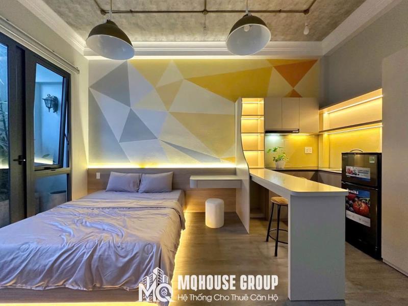 Cho thuê chdv studio ban công full nội thất mới 100% ngay lotte mart gò vấp - Ảnh 3
