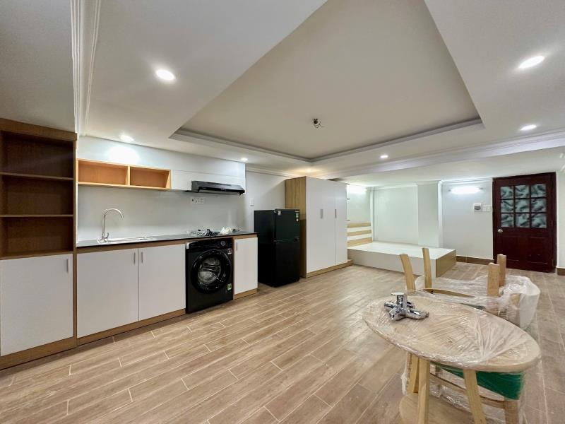 Studio full nội thất có máy giặt riêng ngay quang trung ✨ • full nội thất xịn: máy giặt riêng, tủ lạnh, bếp điện + hút mùi, máy lạnh