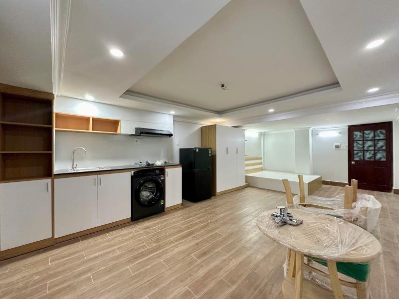 Cho thuê studio 45m2 full nội thất, máy giặt riêng, quang trung an hội tây - 5.5tr - Ảnh 3