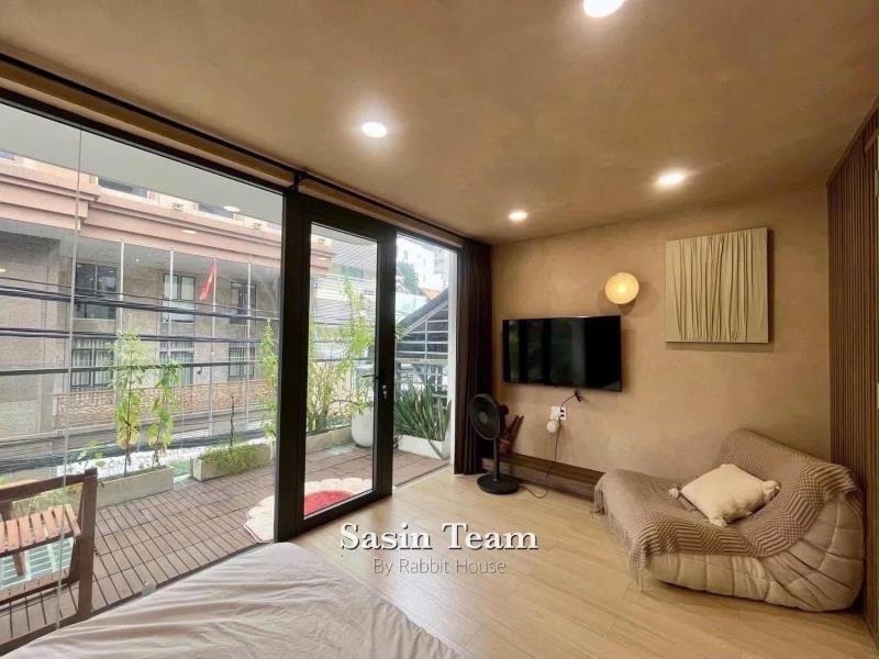 Cho thuê căn hộ 1 phòng ngủ full nội thất gần công viên gia định quận tân bình - Ảnh 2