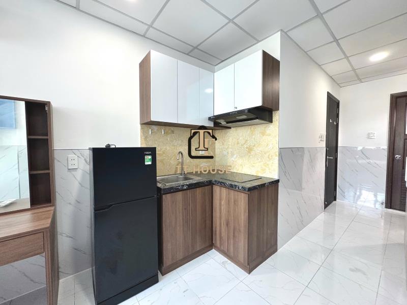 Cho thuê căn hộ hàng xanh - nguyễn văn thương full nội thất có ban công rộng - tiện di chuyển q1 q2 thủ đức - Ảnh 4