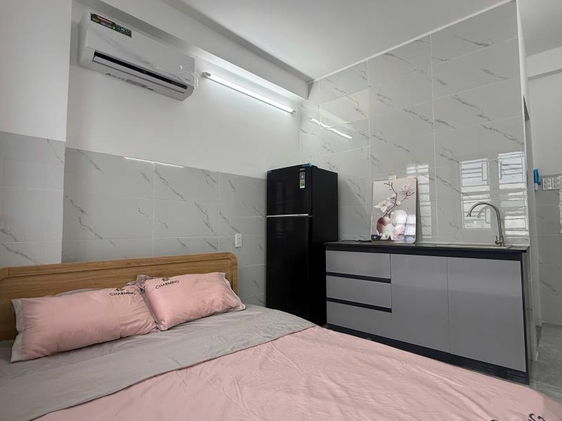 Cho thuê phòng cửa sổ thoáng bình thạnh gần chợ bà chiểu full nội thất - Ảnh 4