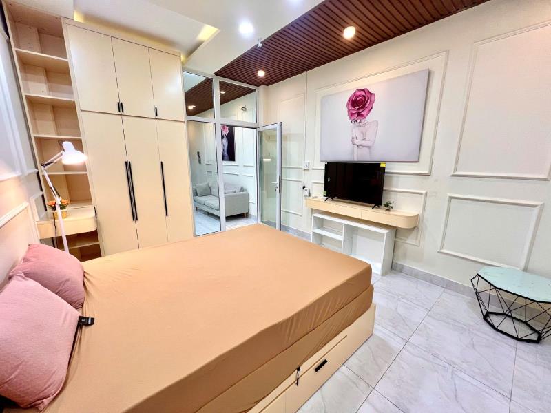 Phòng tách bếp view kính máy giặt riêng gần đinh bộ lĩnh - chu văn an - chợ bà chiểu - quận 1 - Ảnh 2