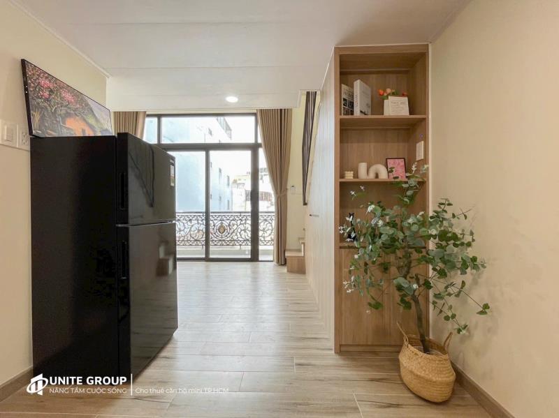 Cho thuê căn hộ duplex ban công giặt riêng luxury tone gỗ gần phan xích long, trường sa, quận 1 3 10 - Ảnh 3