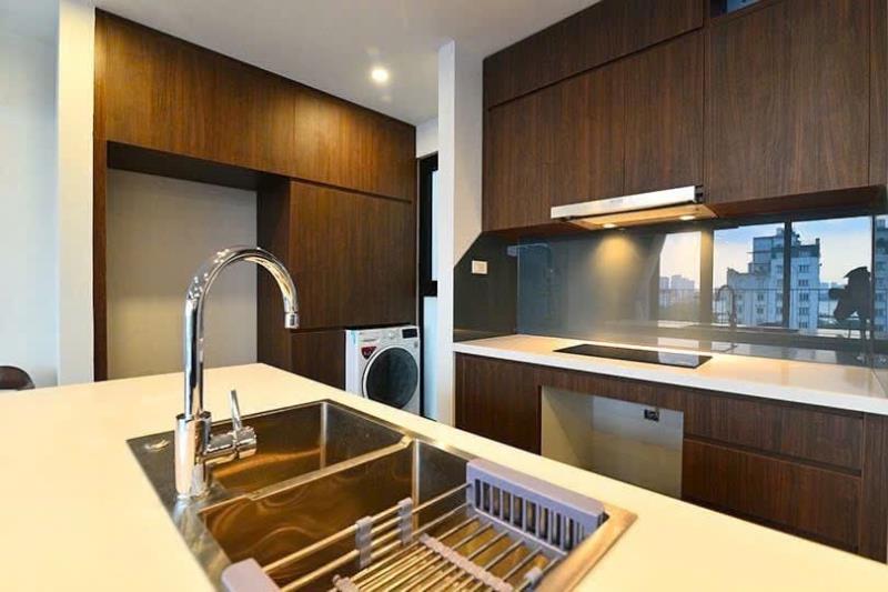 Cho thuê chdv 1pn - 60m2 có ban công tone gỗ hiện đại - ngay tại hoàng sa, phú nhuận gần chợ phú nhuận và giáp với quận 1, quận 3 - Ảnh 4