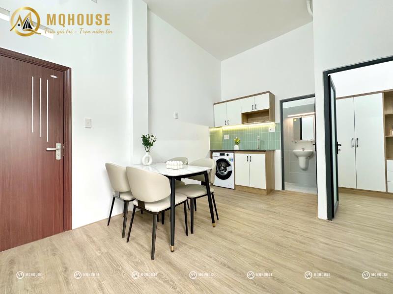 Cho thuê căn hộ 2pn bancol cực thoáng - đường lạc long quân - ngay ngã tư 7 hiền và bv thống nhất - Ảnh 4