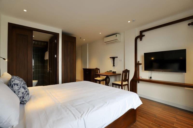 Cho thuê căn hộ 1pn - 35m2 có ban công tone gỗ full nội thất - ngay tại nơ trang long, bình thạnh gần chợ bà chiểu và giáp với quận 1, phú nhuận - Ảnh 4
