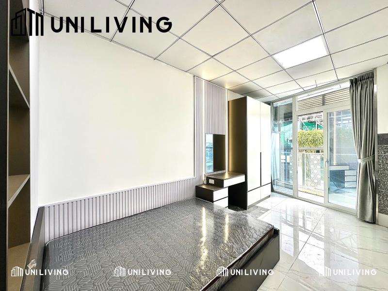 Căn hộ dịch vụ mới 100% ban công tone đen trắng, máy giặt riêng đường phan xích long - Ảnh 3