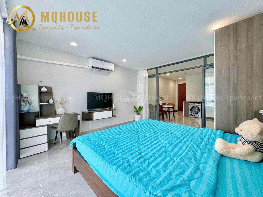 Căn hộ 1pn ban công full nội thất ngay công viên làng hoa - Ảnh 3