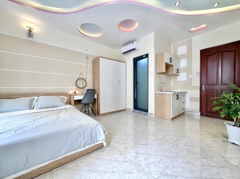 Cho thuê căn hộ 35m² có ban công, full nội thất – gần chợ bà chiểu, nơ trang long, bình thạnh - Ảnh 4