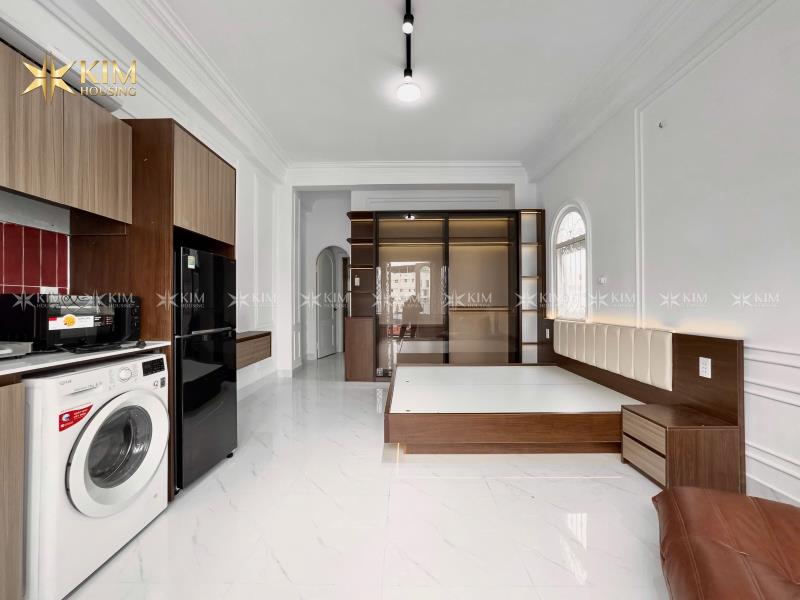 Cho thuê căn hộ phú nhuận full nội thất, ban công, cửa sổ lớn, máy giặt riêng, gần nguyễn văn trỗi, quận 1 - Ảnh 4