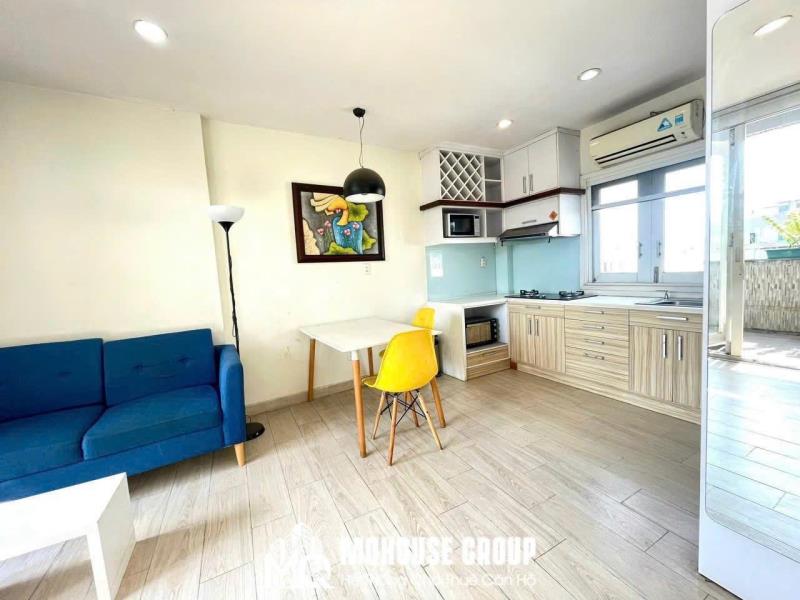 Căn hộ 2 phòng ngủ ban công - 1 phòng khách - ngay chợ tân định - cầu kiệu - hai bà trưng - đh kinh tế - đh kiến trúc - hồ con rùa - cv lê văn tám - Ảnh 4