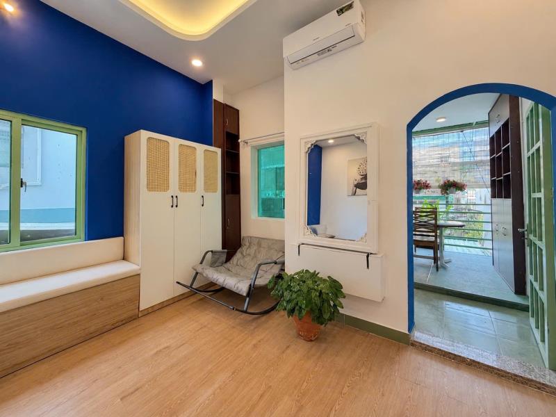 Cho thuê căn hộ 1pn - 40m² - có ban công, full nội thất, máy giặt riêng – lê văn sỹ, gần quận 1 - Ảnh 2