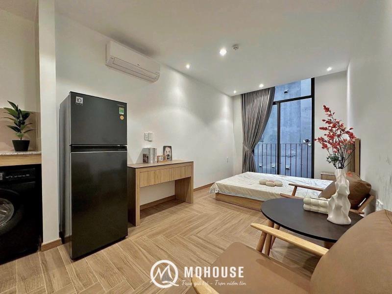Cho thuê chdv - 30m2 có ban công thiết kế hiện đại dạng studio - ngay tại hai bà trưng, quận 3 gần chợ tân định và giáp với quận 1 - Ảnh 4