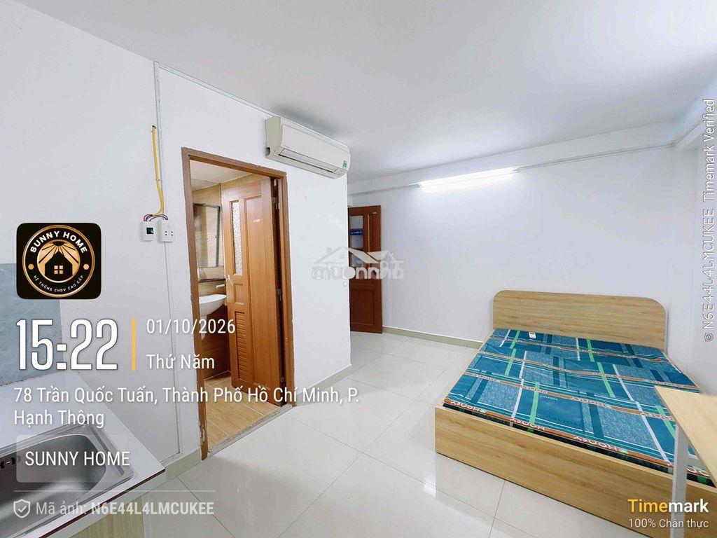 30m2- lầu 1 cửa sổ, kệ bếp, full nt- gần đh côg nghiệp, emart, văn lag - Ảnh 3