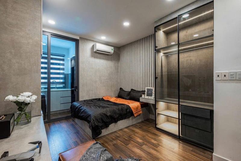 Không gian sống không đại trà - căn hộ 1pn phong cách dark luxur ở phú nhuận gần sân bay